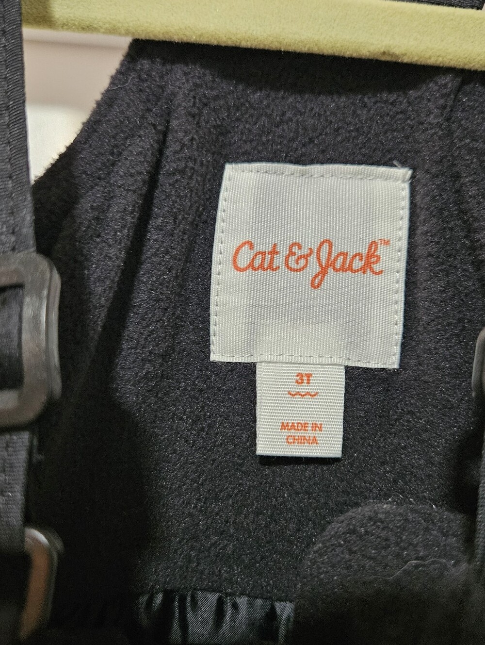 Cat and Jack Kids Snow Bibs Black 3t - Picture 3 of 4